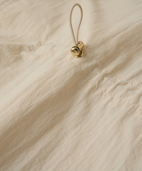 un dix cors（アンディコール）の「《デイリーに活躍》ナイロンミニグログランコート（トレンチコート・レディース・ベージュ/ネイビー・FREE）」の14枚目の写真