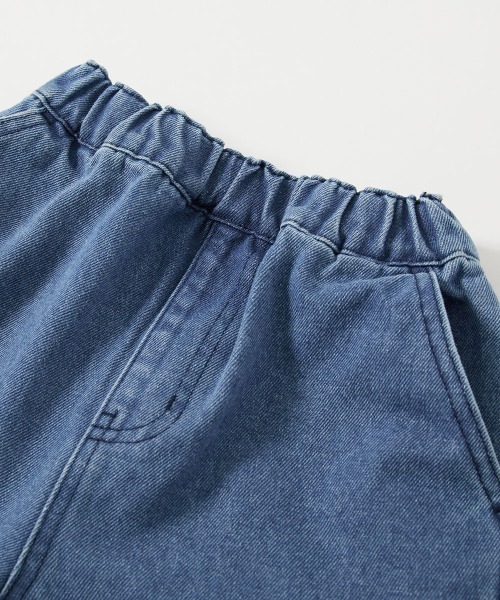 devirock（デビロック）の「ルーズシルエット デニム ペインターハーフパンツ（デニムパンツ・キッズ・ブラック系その他/ブルー系その他・130cm/120cm/110cm/100cm/160cm/150cm/140cm）」の6枚目の写真