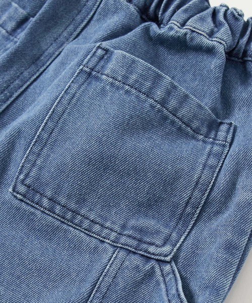 devirock（デビロック）の「ルーズシルエット デニム ペインターハーフパンツ（デニムパンツ・キッズ・ブラック系その他/ブルー系その他・130cm/120cm/110cm/100cm/160cm/150cm/140cm）」の8枚目の写真