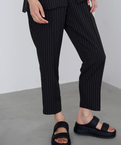 GALLEST(ギャレスト)の「【セットアップ対応】イージーテーパードパンツ【カセット服/オケージョン/通勤】(その他パンツ・レディース・チャコールグレー/ベージュ/ブラック/ライトグリーン/ライトグレー系2/キャメル/ブラック系2/チャコール・40/38/36/34)」の3枚目の写真