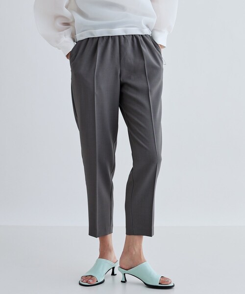 GALLEST(ギャレスト)の「【セットアップ対応】イージーテーパードパンツ【カセット服/オケージョン/通勤】(その他パンツ・レディース・チャコールグレー/ベージュ/ブラック/ライトグリーン/ライトグレー系2/キャメル/ブラック系2/チャコール・40/38/36/34)」の4枚目の写真