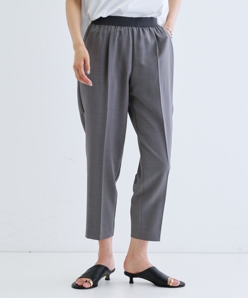 GALLEST(ギャレスト)の「【セットアップ対応】イージーテーパードパンツ【カセット服/オケージョン/通勤】(その他パンツ・レディース・チャコールグレー/ベージュ/ブラック/ライトグリーン/ライトグレー系2/キャメル/ブラック系2/チャコール・40/38/36/34)」の1枚目の写真