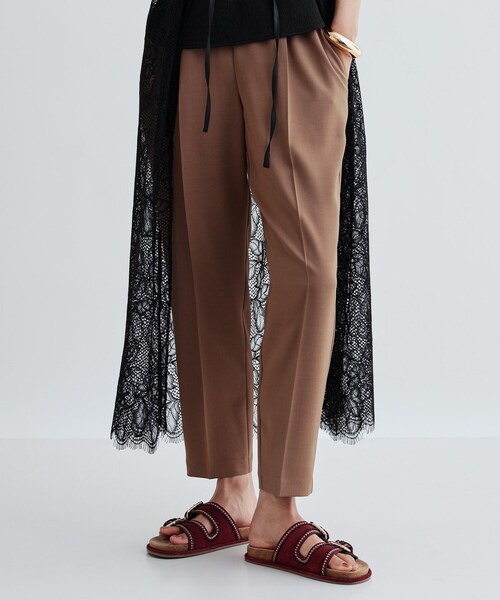 GALLEST(ギャレスト)の「【セットアップ対応】イージーテーパードパンツ【カセット服/オケージョン/通勤】(その他パンツ・レディース・チャコールグレー/ベージュ/ブラック/ライトグリーン/ライトグレー系2/キャメル/ブラック系2/チャコール・40/38/36/34)」の17枚目の写真