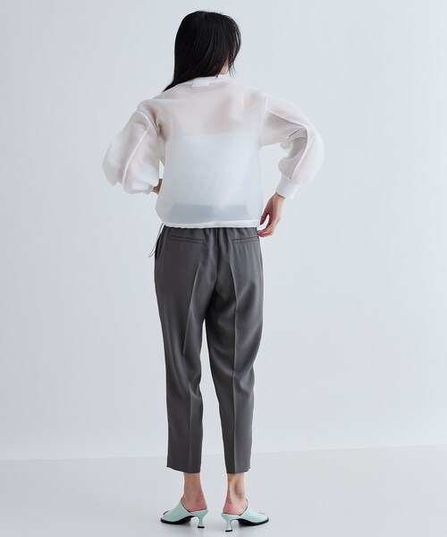 GALLEST(ギャレスト)の「【セットアップ対応】イージーテーパードパンツ【カセット服/オケージョン/通勤】(その他パンツ・レディース・チャコールグレー/ベージュ/ブラック/ライトグリーン/ライトグレー系2/キャメル/ブラック系2/チャコール・40/38/36/34)」の20枚目の写真