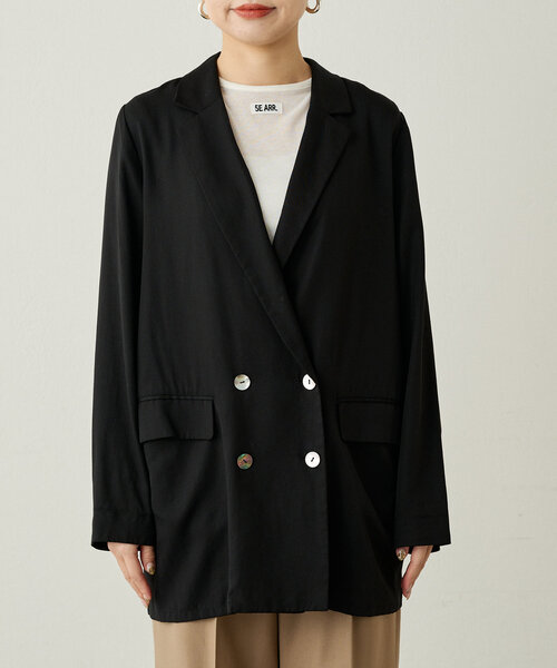 新品未使用【Loungedress】リラックスジャケット LOUNGEDRESS（ラウンジドレス）の「リラックスジャケット