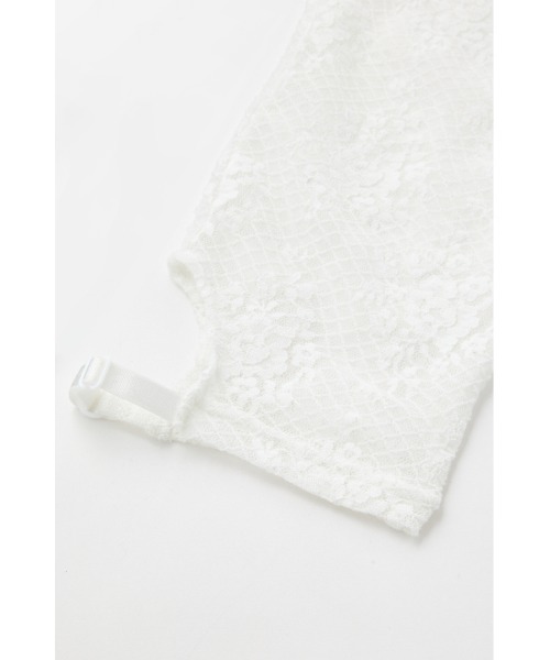 SLY(スライ)の「SIDE HOLE LACE LEGGINGS サイドホール レース レギンス(レギンス/スパッツ・レディース・ブラック/ホワイト・FREE)」の9枚目の写真