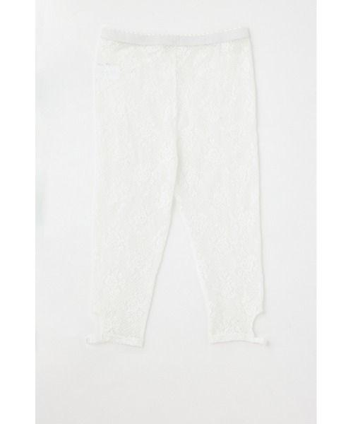 SLY(スライ)の「SIDE HOLE LACE LEGGINGS サイドホール レース レギンス(レギンス/スパッツ・レディース・ブラック/ホワイト・FREE)」の10枚目の写真