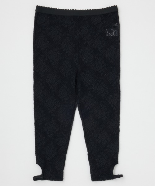 SLY(スライ)の「SIDE HOLE LACE LEGGINGS サイドホール レース レギンス(レギンス/スパッツ・レディース・ブラック/ホワイト・FREE)」の21枚目の写真
