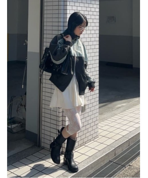 セール】SIDE HOLE LACE LEGGINGS サイドホール レース レギンス