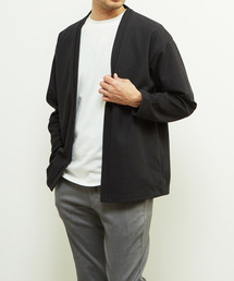 MASTER FRAME（マスターフレーム ）の「【MASTER FRAME/マスターフレーム】Wフェイス鹿の子着流しカーディガン＋クルーネックTシャツ（カーディガン/ボレロ）」