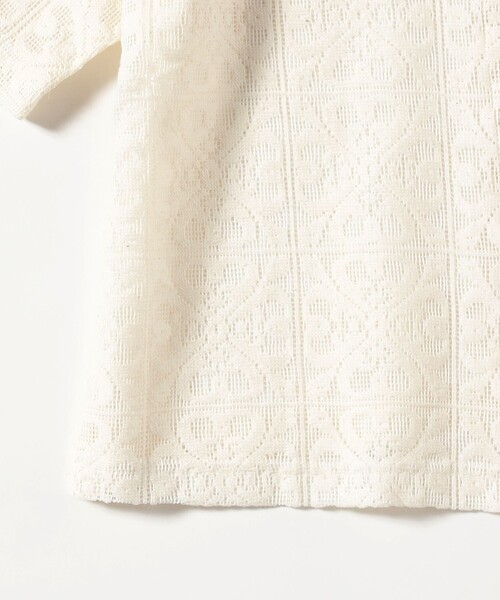 B:MING by BEAMS(ビーミングバイビームス)の「半袖 レース シャツ(S~M)(シャツ/ブラウス・レディース・ホワイト系その他5/ブラック・MEDIUM/SMALL)」の15枚目の写真