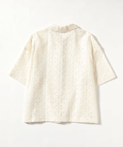 B:MING by BEAMS(ビーミングバイビームス)の「半袖 レース シャツ(S~M)(シャツ/ブラウス・レディース・ホワイト系その他5/ブラック・MEDIUM/SMALL)」の16枚目の写真
