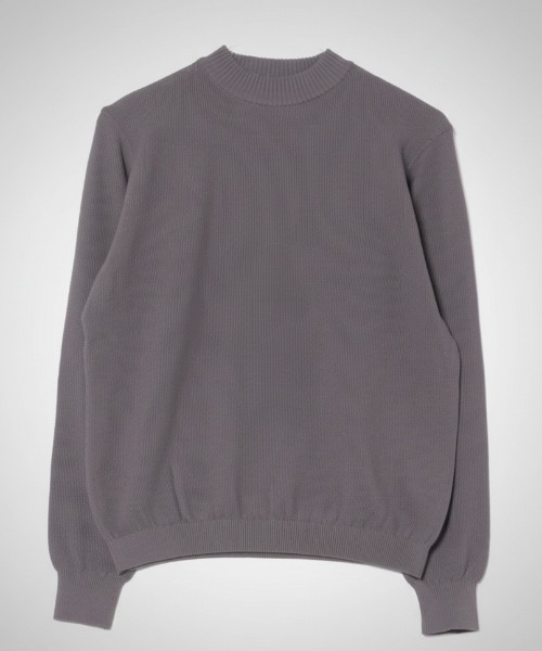 Rinascente(リナシェンテ)の「【Rinascente/リナシェンテ】Long Flight Knit モックネック ニット セーター 吸水速乾性 遮熱効果 UVカット(ニット/セーター・メンズ・ミント/ブラック/ライトブルー/チャコールグレー/アイボリー/ネイビー/ダークグリーン/テラコッタ/ダークブラウン/ホワイト/グレイッシュベージュ・LARGE/SMALL/MEDIUM)」の5枚目の写真