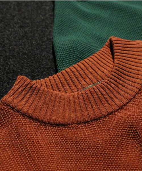 Rinascente(リナシェンテ)の「【Rinascente/リナシェンテ】Long Flight Knit モックネック ニット セーター 吸水速乾性 遮熱効果 UVカット(ニット/セーター・メンズ・ミント/ブラック/ライトブルー/チャコールグレー/アイボリー/ネイビー/ダークグリーン/テラコッタ/ダークブラウン/ホワイト/グレイッシュベージュ・LARGE/SMALL/MEDIUM)」の7枚目の写真