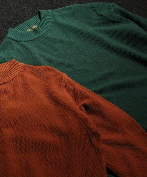 Rinascente(リナシェンテ)の「【Rinascente/リナシェンテ】Long Flight Knit モックネック ニット セーター 吸水速乾性 遮熱効果 UVカット(ニット/セーター・メンズ・ミント/ブラック/ライトブルー/チャコールグレー/アイボリー/ネイビー/ダークグリーン/テラコッタ/ダークブラウン/ホワイト/グレイッシュベージュ・LARGE/SMALL/MEDIUM)」の12枚目の写真