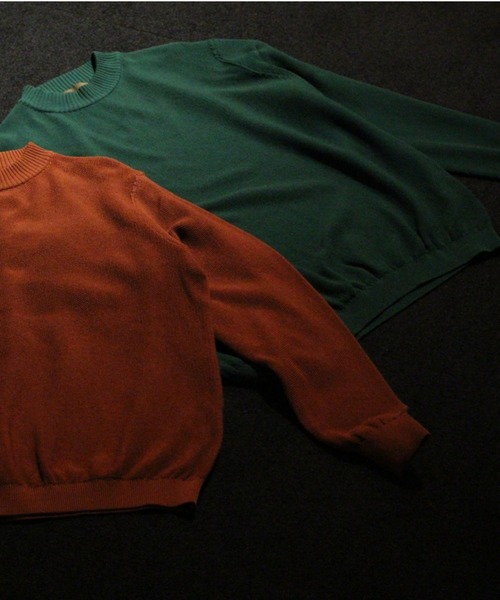 Rinascente(リナシェンテ)の「【Rinascente/リナシェンテ】Long Flight Knit モックネック ニット セーター 吸水速乾性 遮熱効果 UVカット(ニット/セーター・メンズ・ミント/ブラック/ライトブルー/チャコールグレー/アイボリー/ネイビー/ダークグリーン/テラコッタ/ダークブラウン/ホワイト/グレイッシュベージュ・LARGE/SMALL/MEDIUM)」の14枚目の写真