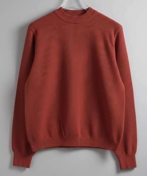 Rinascente(リナシェンテ)の「【Rinascente/リナシェンテ】Long Flight Knit モックネック ニット セーター 吸水速乾性 遮熱効果 UVカット(ニット/セーター・メンズ・ミント/ブラック/ライトブルー/チャコールグレー/アイボリー/ネイビー/ダークグリーン/テラコッタ/ダークブラウン/ホワイト/グレイッシュベージュ・LARGE/SMALL/MEDIUM)」の17枚目の写真
