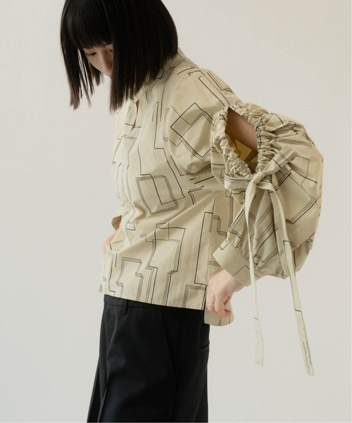 shirring sleeve pattern blouse（シャツ/ブラウス）｜Knuth Marf