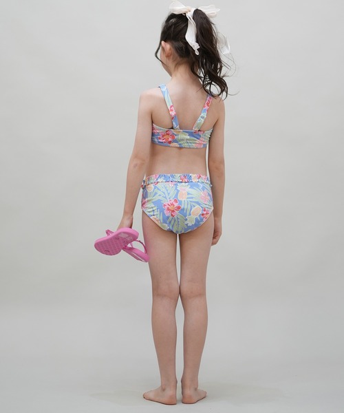 ROXY/ロキシー TROPICAL STORY CROP TOP S キッズ 水着 スイム