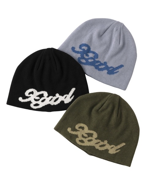 SCRIPT LOGO JACQUARD BEANIE（ニットキャップ/ビーニー）｜X-girl