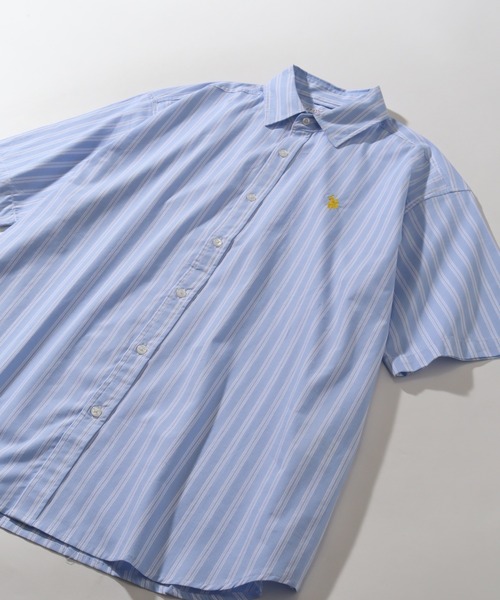 U.S. POLO ASSN.(ユーエスポロアッスン)の「【U.S. POLO ASSN./ユーエスポロアッスン】ワンポイント刺繍 コットンブロード 半袖レギュラーシャツ(シャツ/ブラウス・メンズ・ホワイト/ブラック/アイボリー/ネイビー/ライトブルー/サックスブルー・LL/M/L)」の18枚目の写真