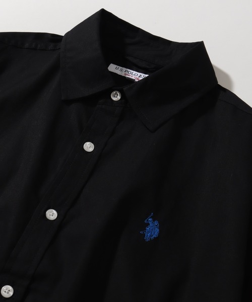 U.S. POLO ASSN.(ユーエスポロアッスン)の「【U.S. POLO ASSN./ユーエスポロアッスン】ワンポイント刺繍 コットンブロード 半袖レギュラーシャツ(シャツ/ブラウス・メンズ・ホワイト/ブラック/アイボリー/ネイビー/ライトブルー/サックスブルー・LL/M/L)」の20枚目の写真
