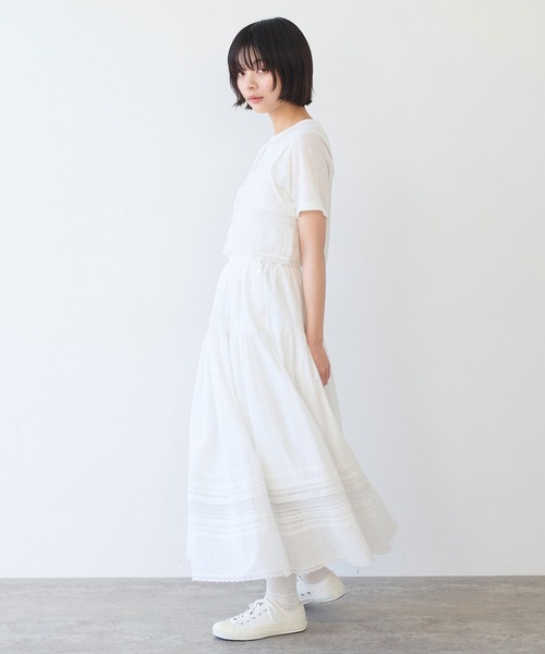 bulle de savon(ビュルデサボン)の「antique lace ビスチェ(シャツ/ブラウス・レディース・ブラック/ホワイト・FREE)」の14枚目の写真