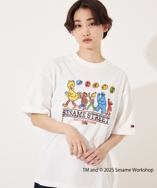 セール】SESAME STREET×FTL Illust T-Shirt C / コラボ / セサミ