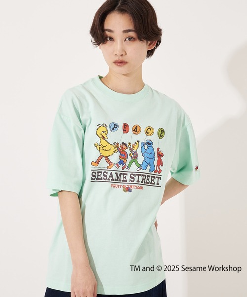 セール】SESAME STREET×FTL Illust T-Shirt C / コラボ / セサミ