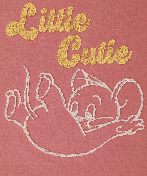 Tom&Jerry(トムアンドジェリー)の「【TOM & JERRY/トムとジェリー】ハブラシ刺繍半袖Tシャツ(Tシャツ/カットソー・レディース・ダークブラウン/グリーン/ピンク/クリーム・M/L)」の17枚目の写真