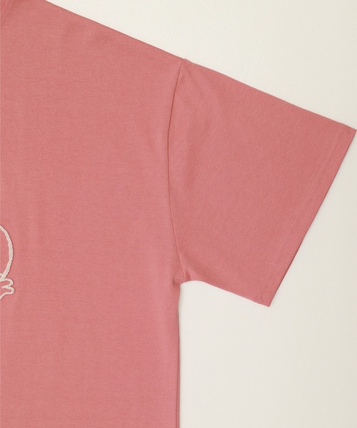Tom&Jerry(トムアンドジェリー)の「【TOM & JERRY/トムとジェリー】ハブラシ刺繍半袖Tシャツ(Tシャツ/カットソー・レディース・ダークブラウン/グリーン/ピンク/クリーム・M/L)」の18枚目の写真