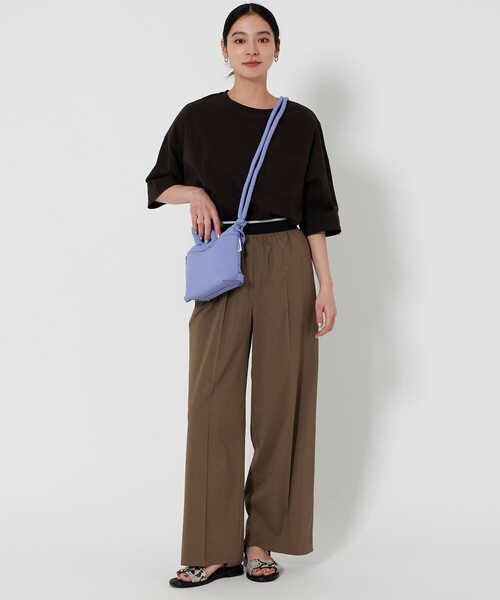 OLEND（オレンド）の「＜OLEND＞ONA MICRO ソフト ショルダーバッグ -3WAY-（ショルダーバッグ・レディース・コバルトブルー/ナチュラル/クリーム/ブラック/ライラック・FREE）」の11枚目の写真