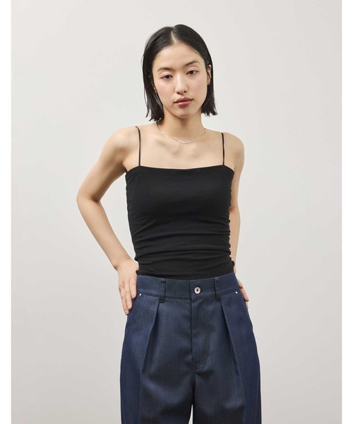 OUR WACOAL(アワワコール)の「「ADAM ET ROPE'コラボ」 コットン混カップインベアトップキャミソール(キャミソール・レディース・ホワイト/ブラック/ブラウン/グリーン系その他・M/S/L)」の11枚目の写真