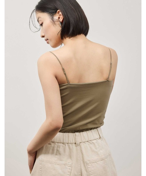 OUR WACOAL(アワワコール)の「「ADAM ET ROPE'コラボ」 コットン混カップインベアトップキャミソール(キャミソール・レディース・ホワイト/ブラック/ブラウン/グリーン系その他・M/S/L)」の17枚目の写真