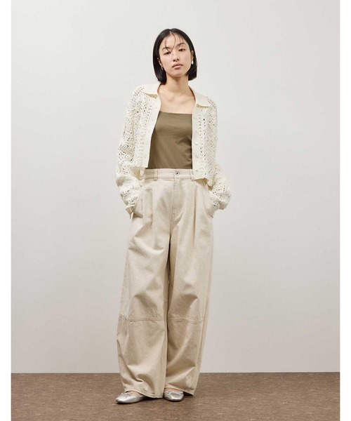 OUR WACOAL(アワワコール)の「「ADAM ET ROPE'コラボ」 コットン混カップインベアトップキャミソール(キャミソール・レディース・ホワイト/ブラック/ブラウン/グリーン系その他・M/S/L)」の19枚目の写真