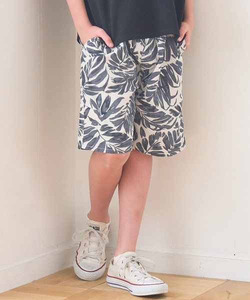 セール】キッズ ワッシャーナイロンリーフ柄ショーツ（その他