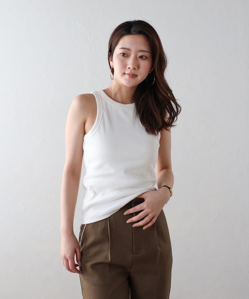 セール】detachable bra American sleeve tank top / 取り外し