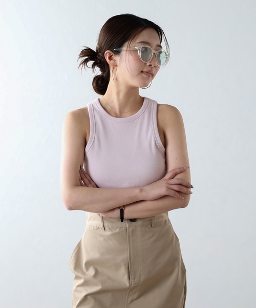 セール】detachable bra American sleeve tank top / 取り外し