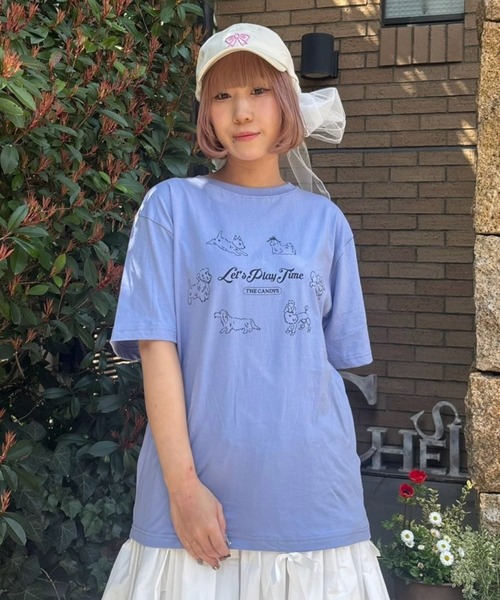 セール】LET'S PLAY TIME Tシャツ（Tシャツ/カットソー）｜Candy
