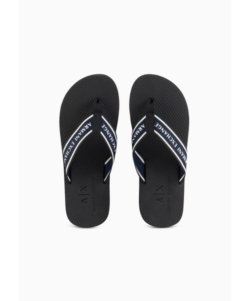 A|X ARMANI EXCHANGE ロゴ トングサンダル ビーチサンダル 43 ARMANI EXCHANGE サンダル 「A|X アルマーニ エクスチェンジ」AX