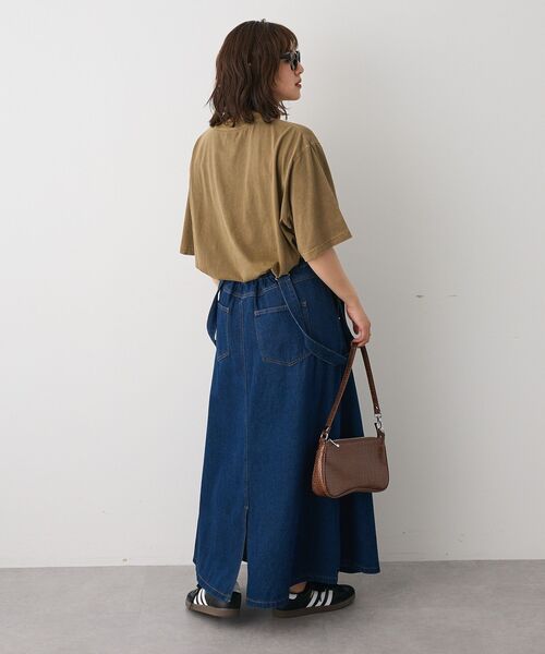 CRAFT STANDARD BOUTIQUE（クラフトスタンダードブティック）の「2Wayデニムジャンパースカート（デニムスカート・レディース・グレー/ダークインディゴブルー・M/L）」の22枚目の写真