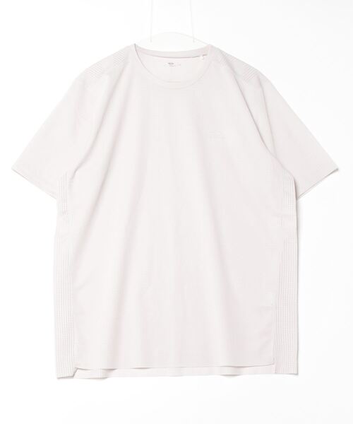 ティゴラ TIGORA ランニング メンズ半袖Tシャツ ジャガード素材（T