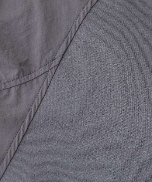 Cutie Blonde(キューティーブロンド)の「【洗える】季節の変わり目に ラグランナイロントップス(Tシャツ/カットソー・レディース・オフホワイト/チャコールグレー/カーキ・00)」の7枚目の写真