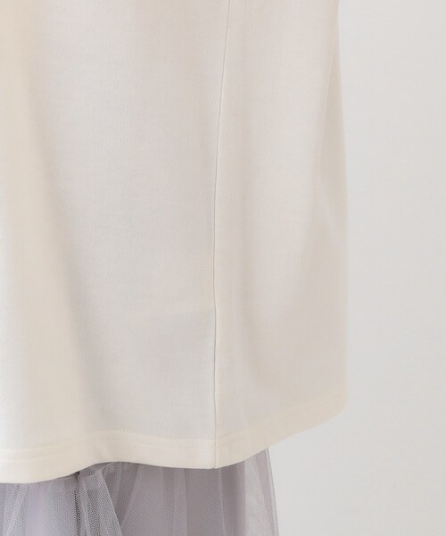 Cutie Blonde(キューティーブロンド)の「【洗える】季節の変わり目に ラグランナイロントップス(Tシャツ/カットソー・レディース・オフホワイト/チャコールグレー/カーキ・00)」の14枚目の写真