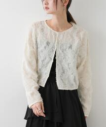 SENSE OF PLACE by URBAN RESEARCH | クロップドチュールジャガードブラウス(シャツ/ブラウス)