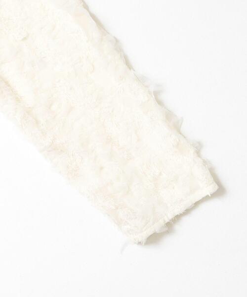 SENSE OF PLACE by URBAN RESEARCH（センスオブプレイスバイアーバンリサーチ）の「クロップドチュールジャガードブラウス（シャツ/ブラウス・レディース・アイボリー/ブラック/ベージュ・ONE）」の19枚目の写真