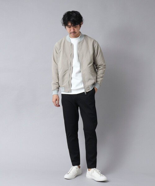 NOLLEY’S(ノーリーズ)の「【ACTIVE SECT】《限定展開》撥水ナイロンMA-1 25SS(ブルゾン・メンズ・ブラック/グレイッシュベージュ・L/M/S)」の13枚目の写真