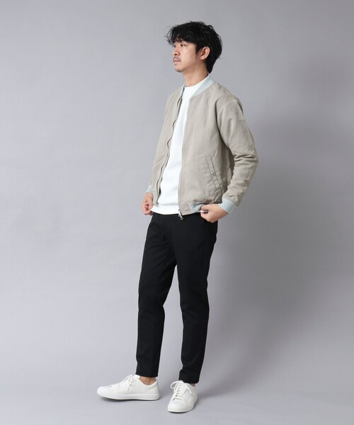 NOLLEY’S(ノーリーズ)の「【ACTIVE SECT】《限定展開》撥水ナイロンMA-1 25SS(ブルゾン・メンズ・ブラック/グレイッシュベージュ・L/M/S)」の14枚目の写真