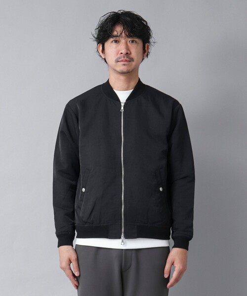 NOLLEY’S(ノーリーズ)の「【ACTIVE SECT】《限定展開》撥水ナイロンMA-1 25SS(ブルゾン・メンズ・ブラック/グレイッシュベージュ・L/M/S)」の22枚目の写真