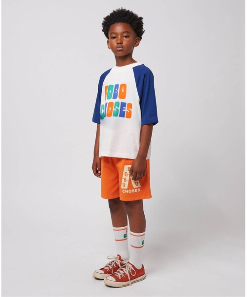 BOBO CHOSES（ボボショーズ）の「Podium Bobo Choses bermuda sho（スウェットパンツ・キッズ・オレンジ・110/120/130）」の13枚目の写真